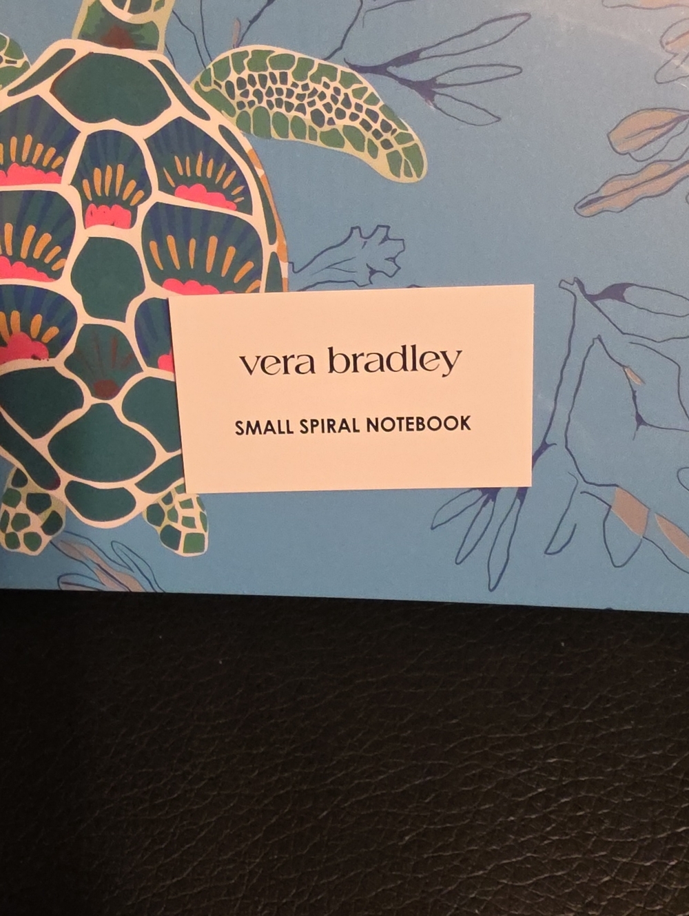 Vera Bradley Light Blue Sea Turtle Spiral Notebook - Picture 2 of 4